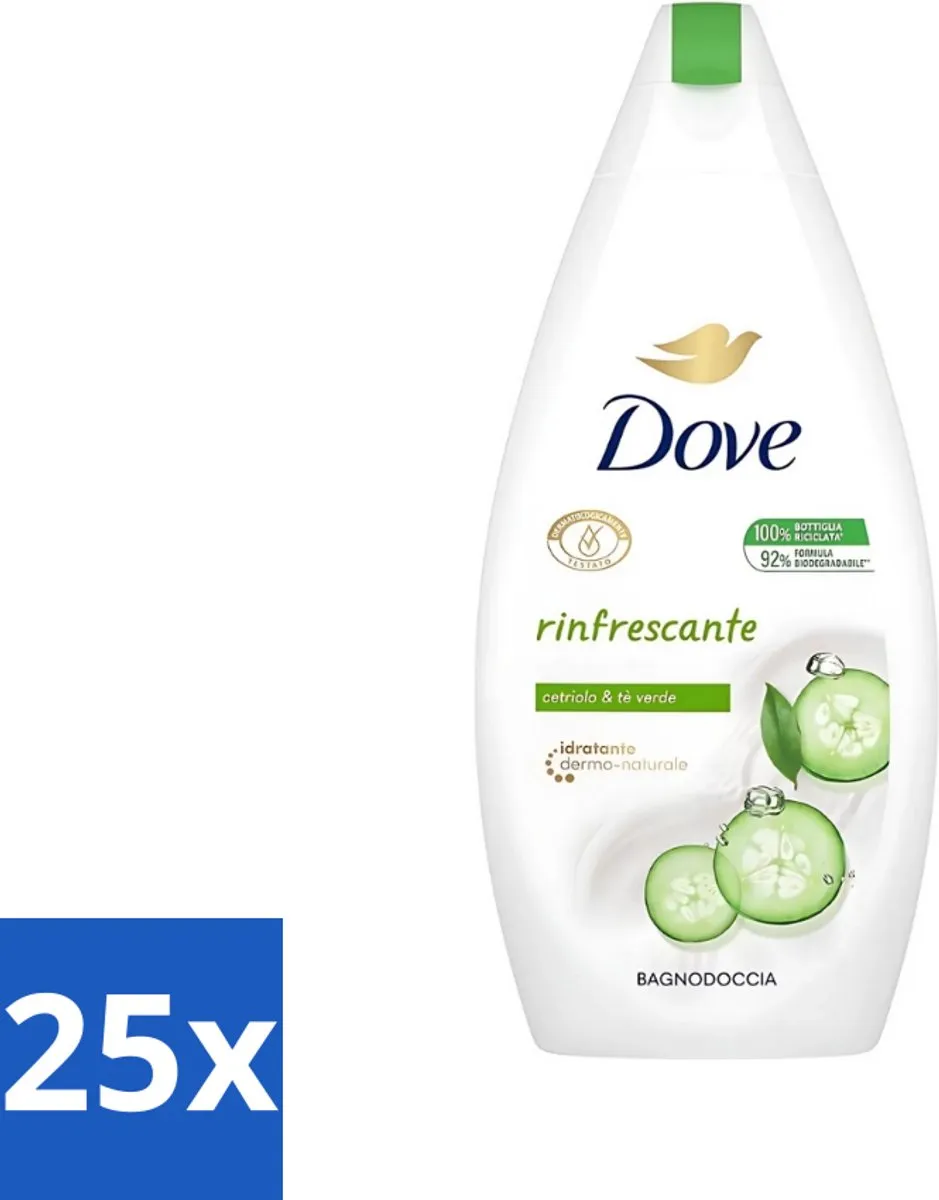 Dove Refreshing Douchegel Komkommer & Groene thee 400ml