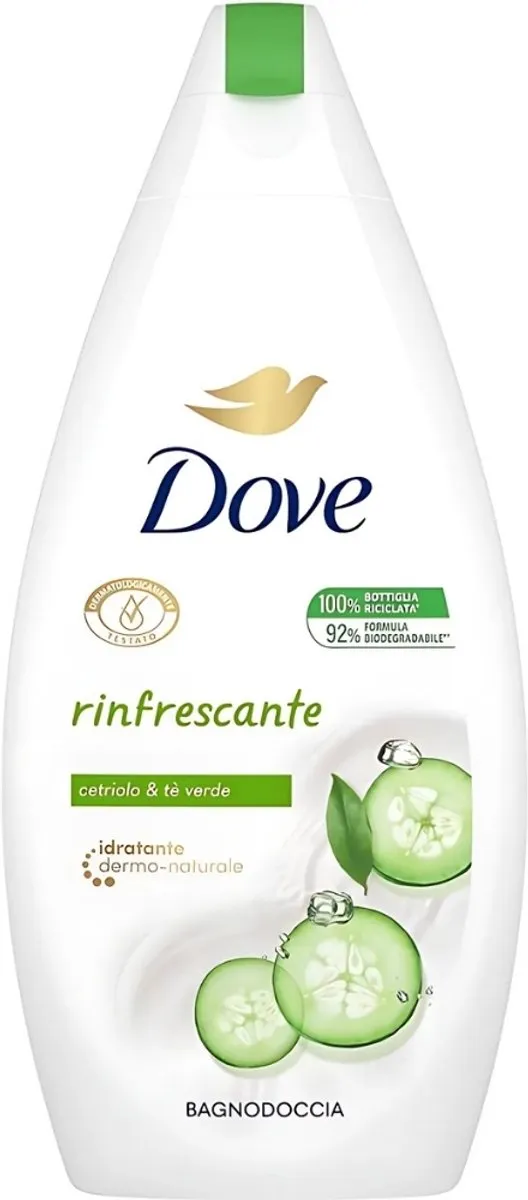 Dove Refreshing Douchegel Komkommer & Groene thee 400ml - 25 Stuks