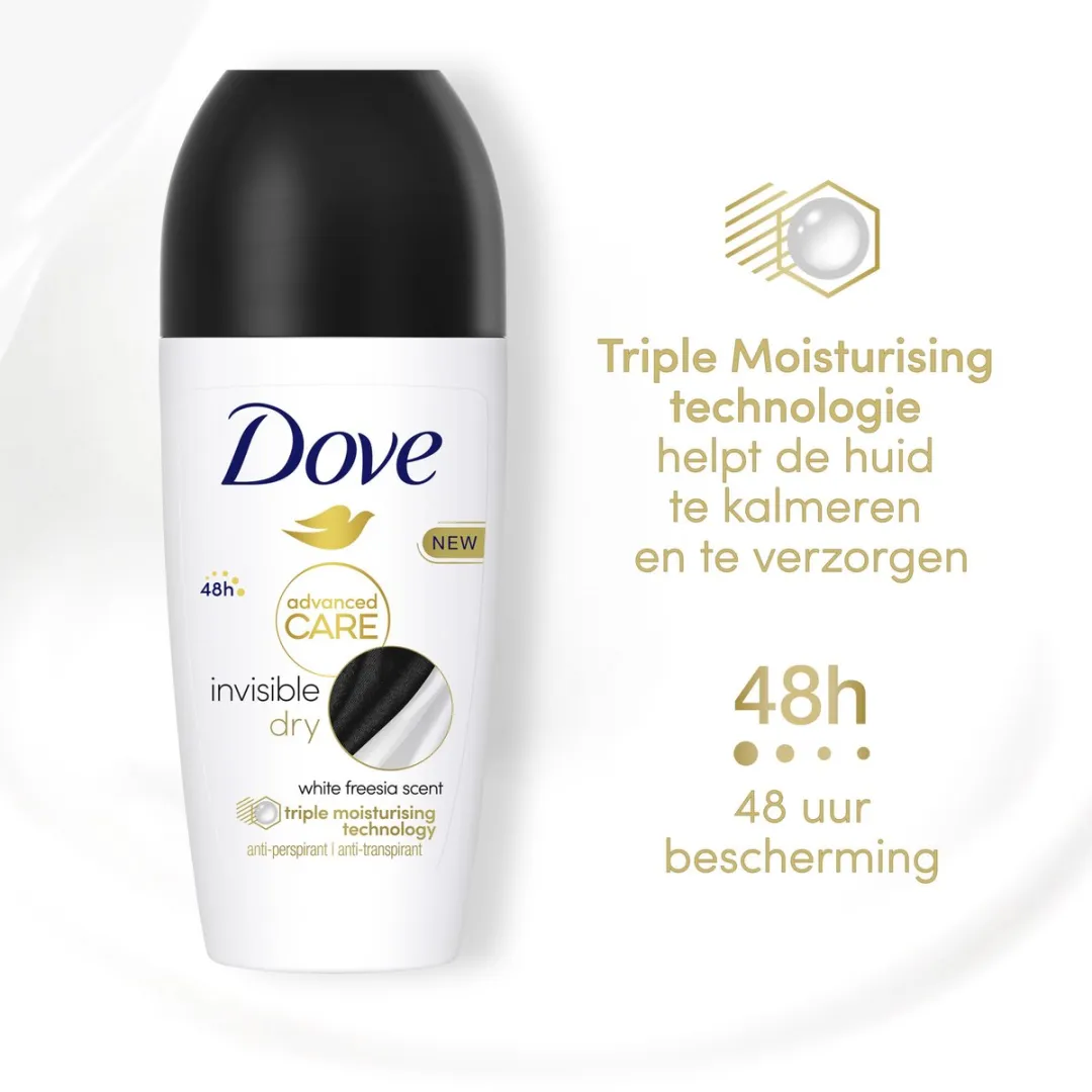 Dove Advanced Care Anti-Transpirant Roller - 300ml (6x50ml)