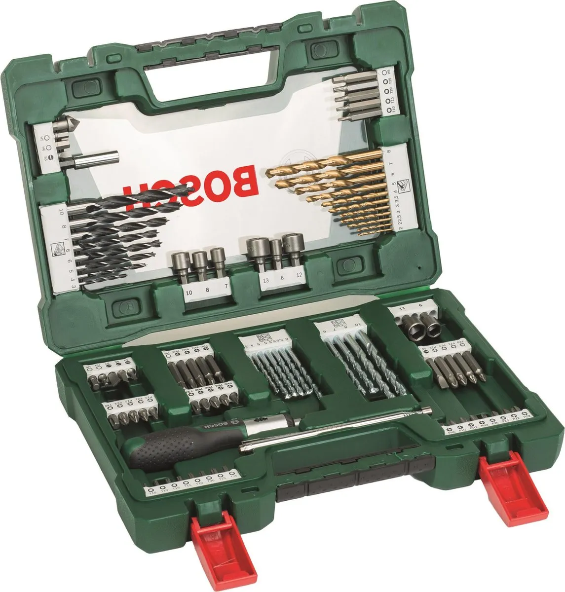 Bosch V-Line Boor- en Schroefbitset 91-delig - Titanium