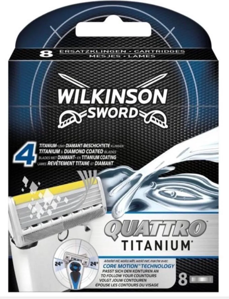 Wilkinson Sword Quattro Titanium Scheermesjes