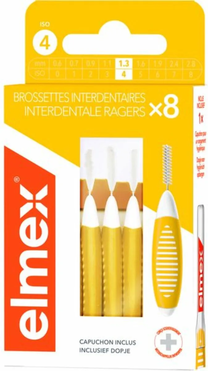 Elmex Interdentale Ragers ISO 4 Geel - 48 Stuks
