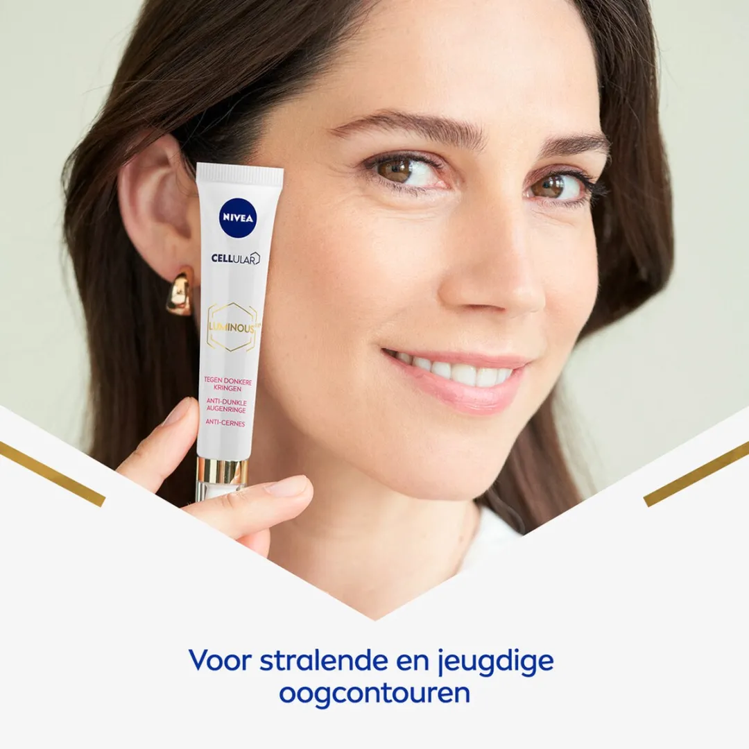 NIVEA Luminous Oogcontourcrème 3x15ml