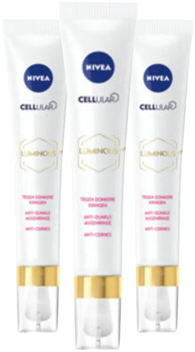 NIVEA Luminous Oogcontourcrème 3x15ml - afbeelding 6 van 6