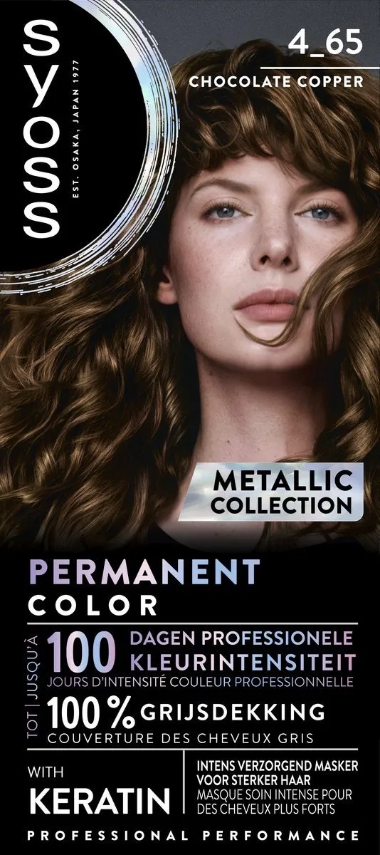 SYOSS Permanent Haarkleuring 4-65 Chocolate Copper 115ml
