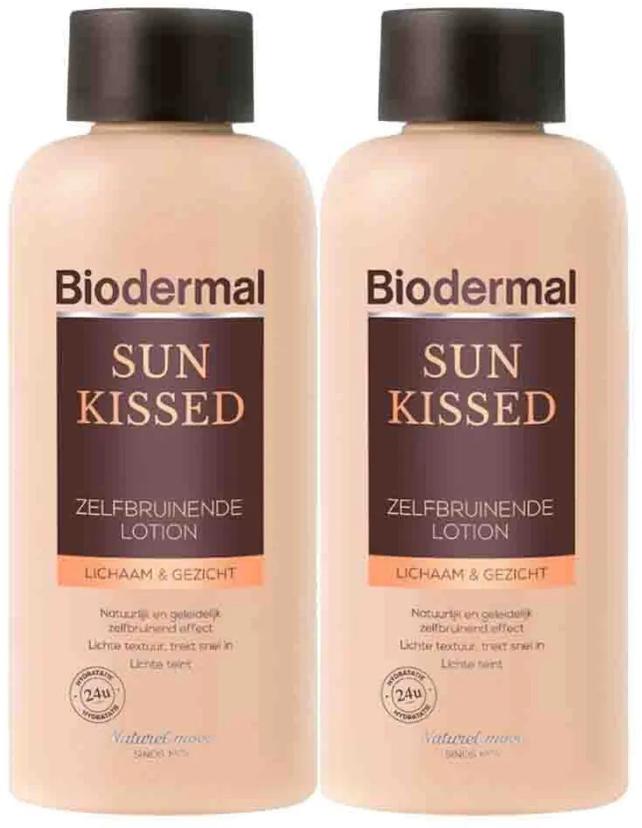 Biodermal Sun Kissed Bodylotion 200ml - 2 Stuks
