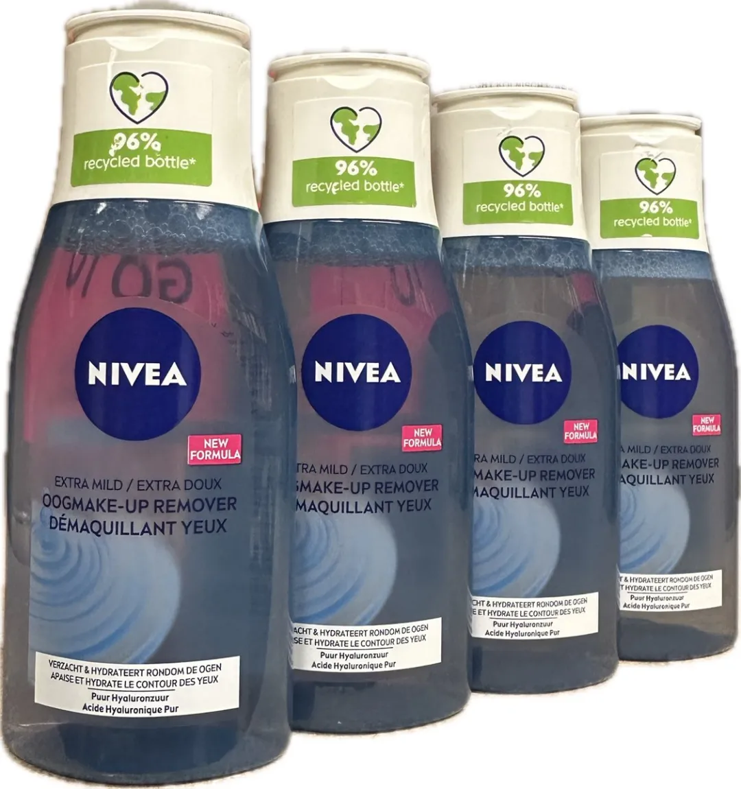 NIVEA Oog Make-up Reinigingslotion 500ml - 4 Stuks