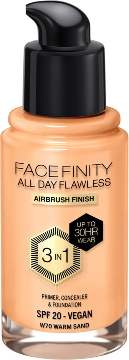 Max Factor Facefinity Foundation W70 Warm Sand 30ml