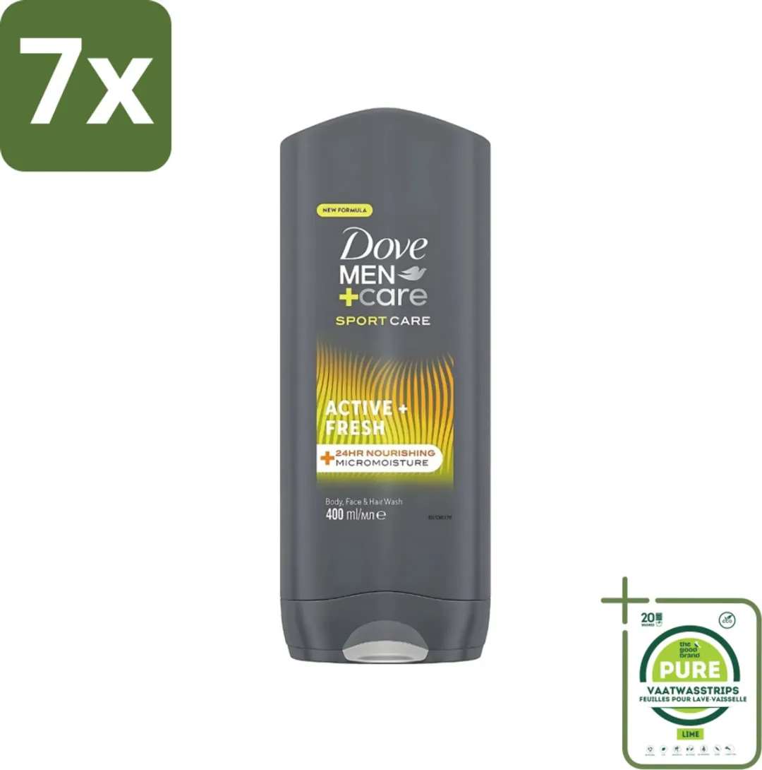 Dove Men+ Care Active Fresh Douchegel 2800ml