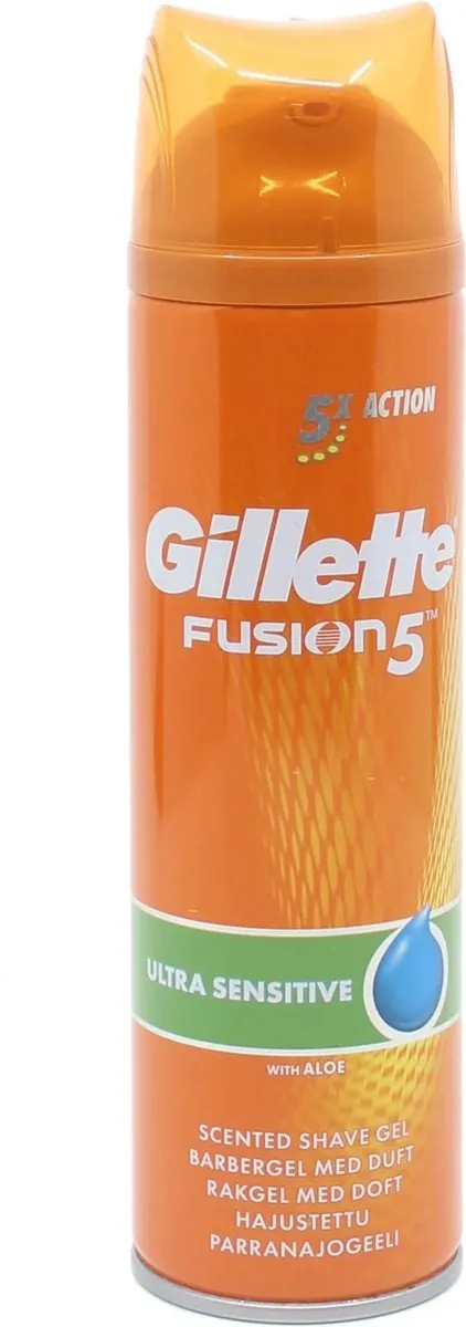 Gillette Fusion 5 Scheergel Ultra Sensitive 200ml