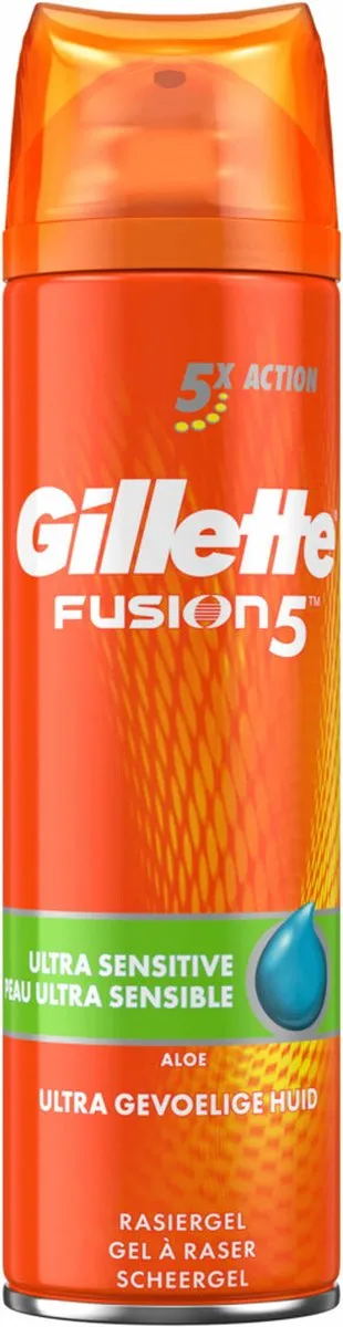 Gillette Fusion 5 Scheergel Ultra Sensitive 200ml