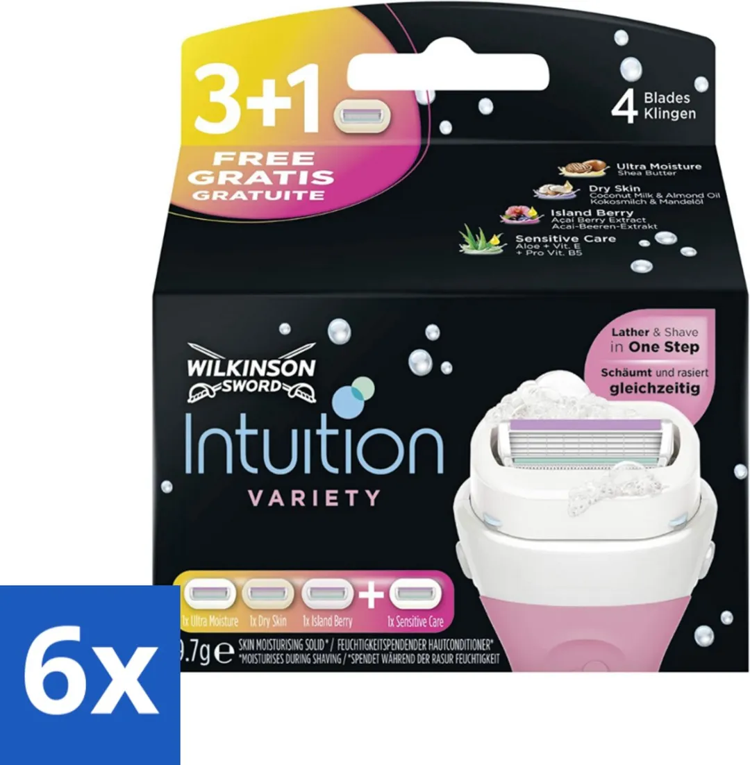 Wilkinson Sword Intuition 2-in-1 Navulmesjes 4 Stuks