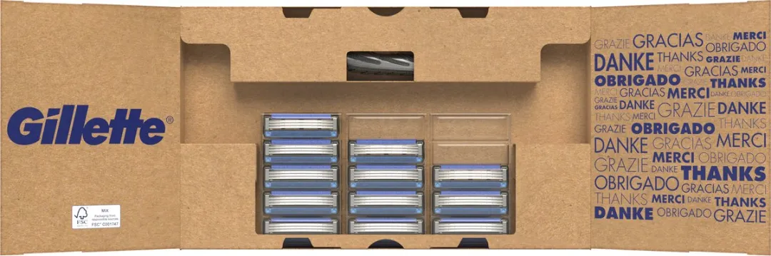 Gillette Mach 3 Scheermes - 12 Stuks - Zwart