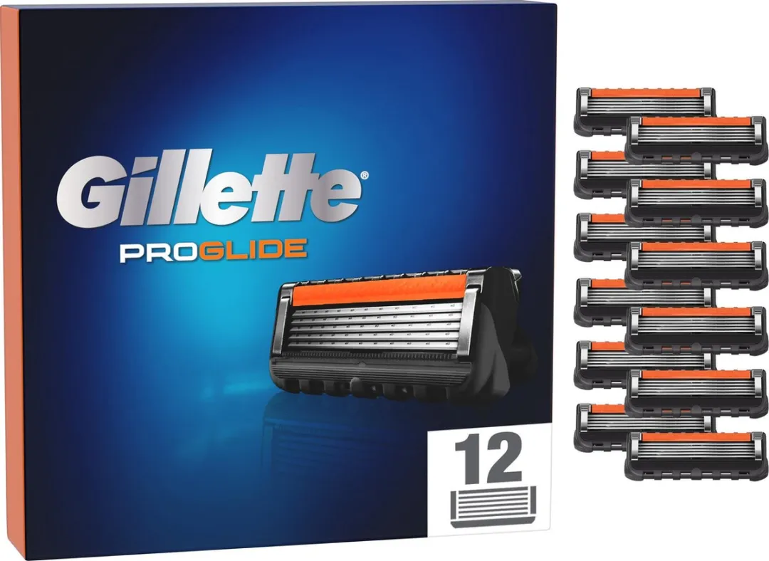 Gillette ProGlide Scheermesjes 12 Stuks - 5 Bladen