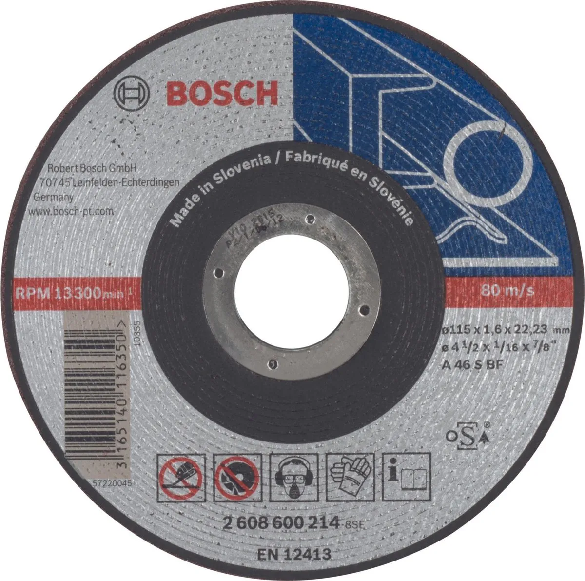 Bosch Expert for Metal AS 46 S Doorslijpschijf 115mm - Metaal
