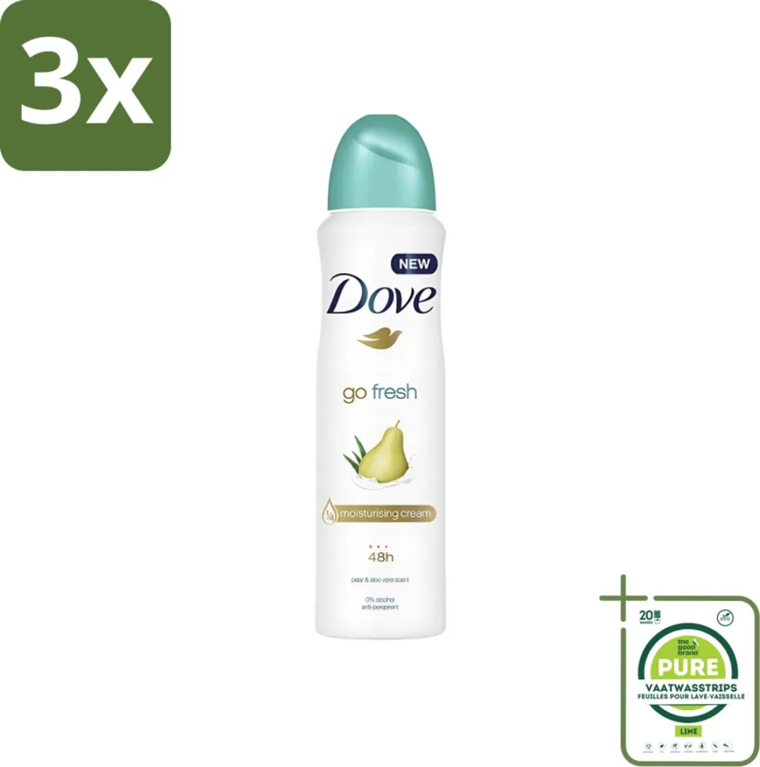 Dove Deodorant Spray Go Fresh Pear & Aloe 750ml