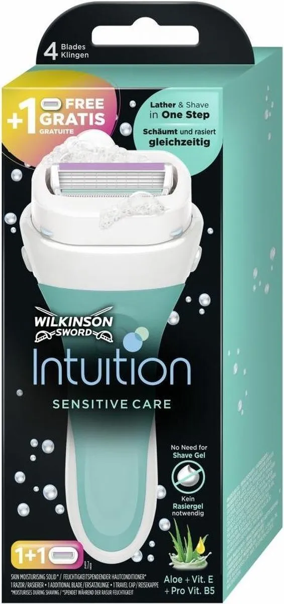 Wilkinson Woman Scheermes Intuition Sensitive Blauw
