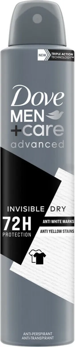 Dove Men+Care Invisible Dry Deodorant 200ml