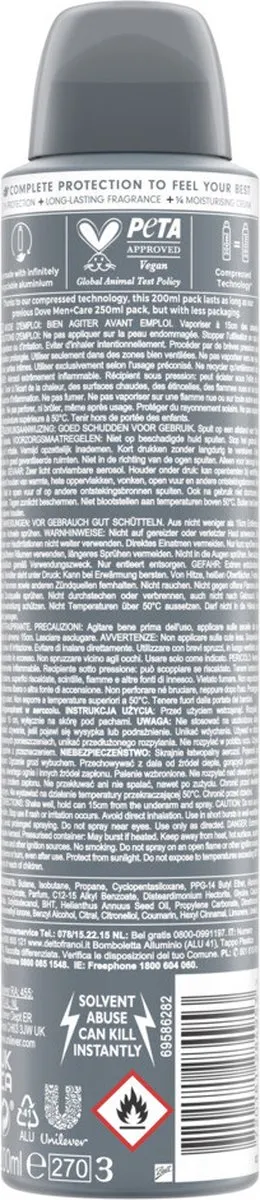 Dove Men+Care Invisible Dry Deodorant 200ml