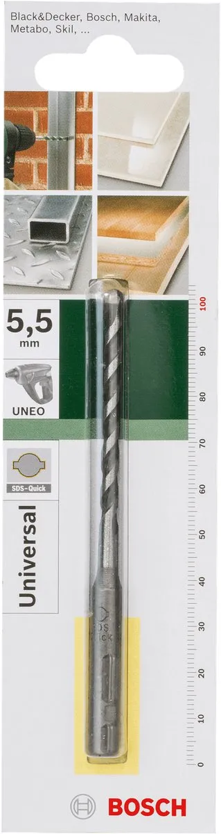 Bosch SDS-Quick Universele Boor 5,5x100mm - Hout
