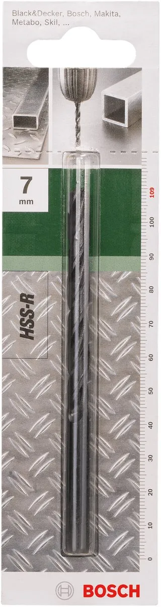 Bosch Metaalboren HSS-R 7mm DIN 338 - 1 Stuk