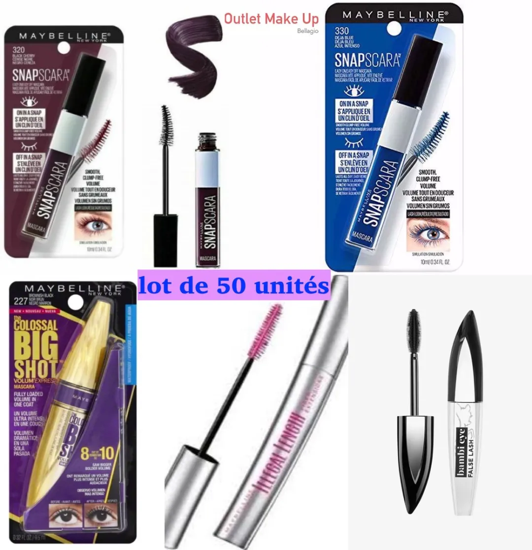 Maybelline Snapscara Mascara - 50 Stuks (black brun)