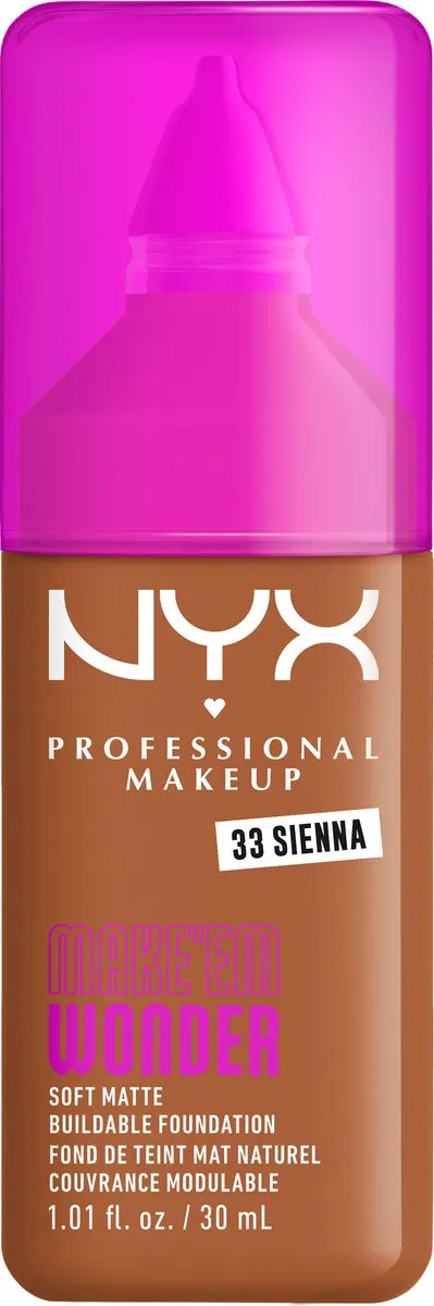 NYX Make 'EM Wonder Foundation Sienna