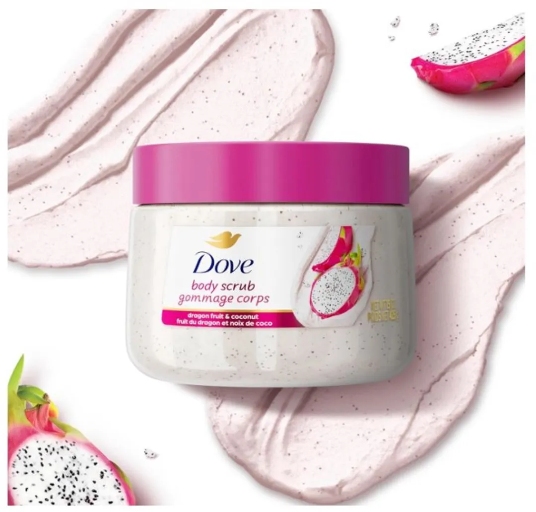 Dove Body Scrub Dragon Fruit & Coconut Cream 444ml