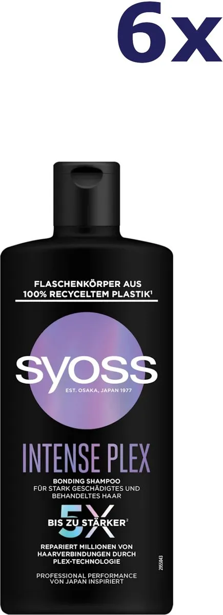 Syoss Shampoo Intense Plex 440ml - 6 Stuks