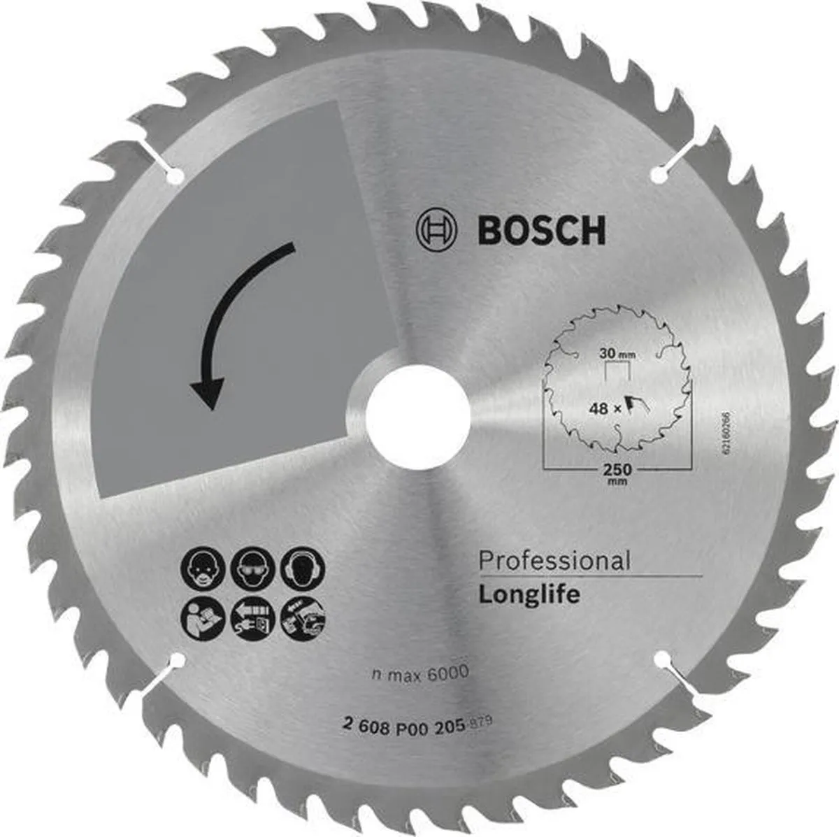 Bosch Professioneel Cirkelzaagblad Precision 250mm