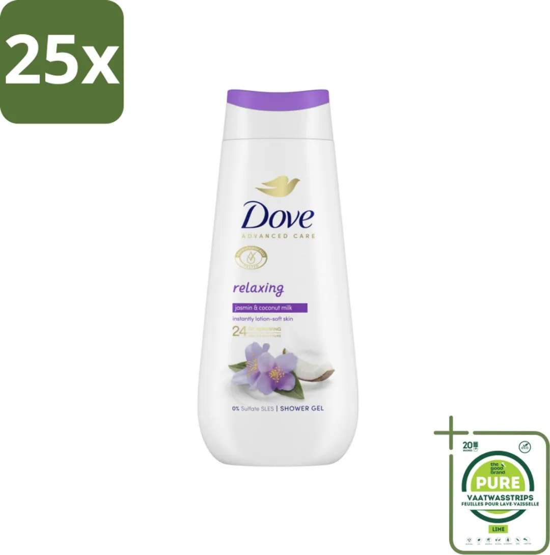 Dove Douchecrème Relaxing Kokos & Jasmijn 225ml