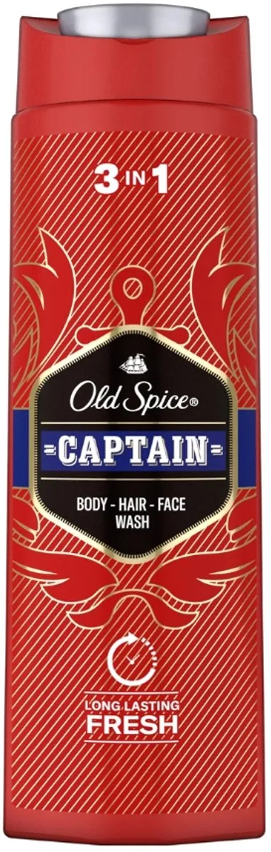 Old Spice – Douchegel – Captain – 400 ml - 1 stuk