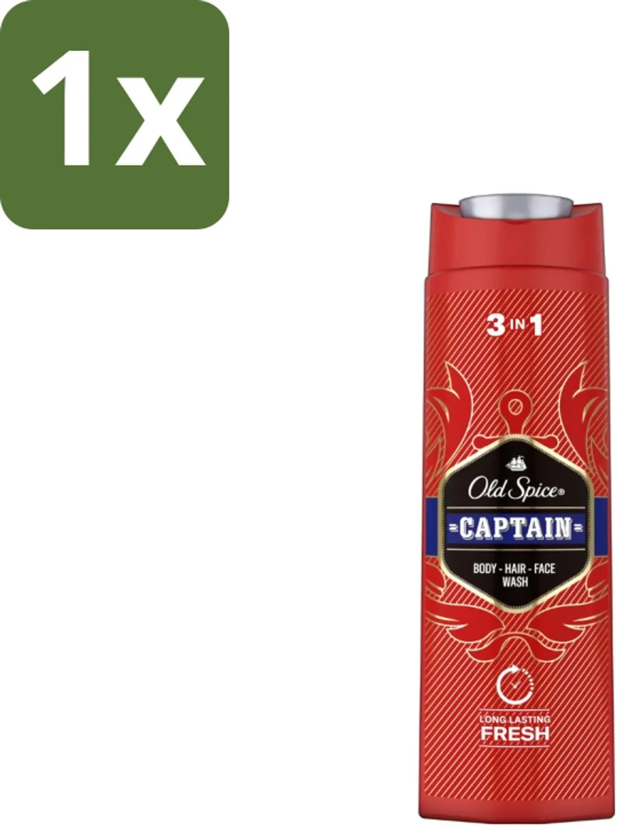 Old Spice – Douchegel – Captain – 400 ml - 1 stuk
