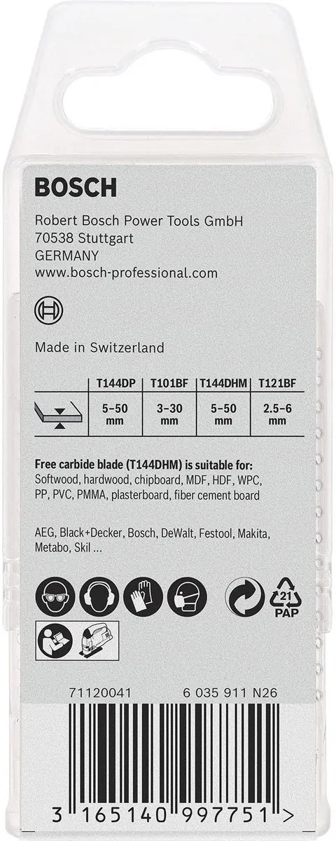 Bosch 2607011437 Accessoires Hout & Metaal - 15 Stuks