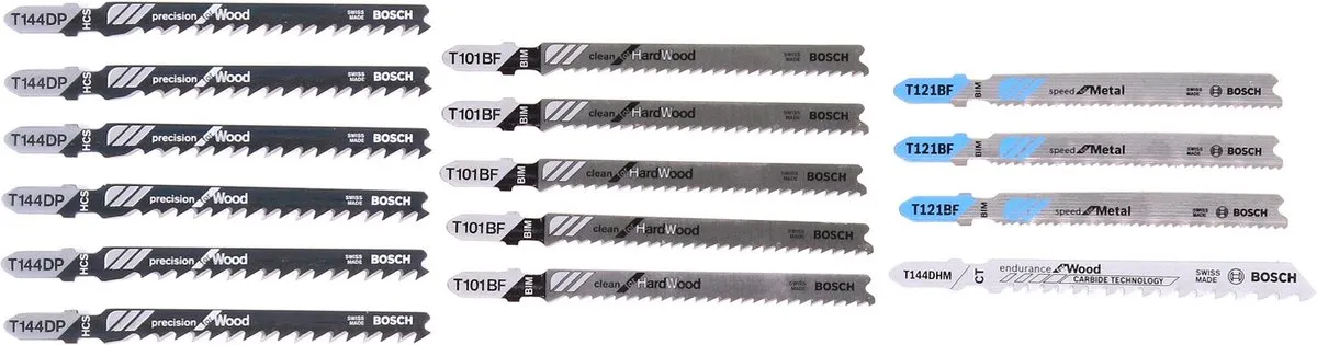 Bosch 2607011437 Accessoires Hout & Metaal - 15 Stuks - afbeelding 6 van 6