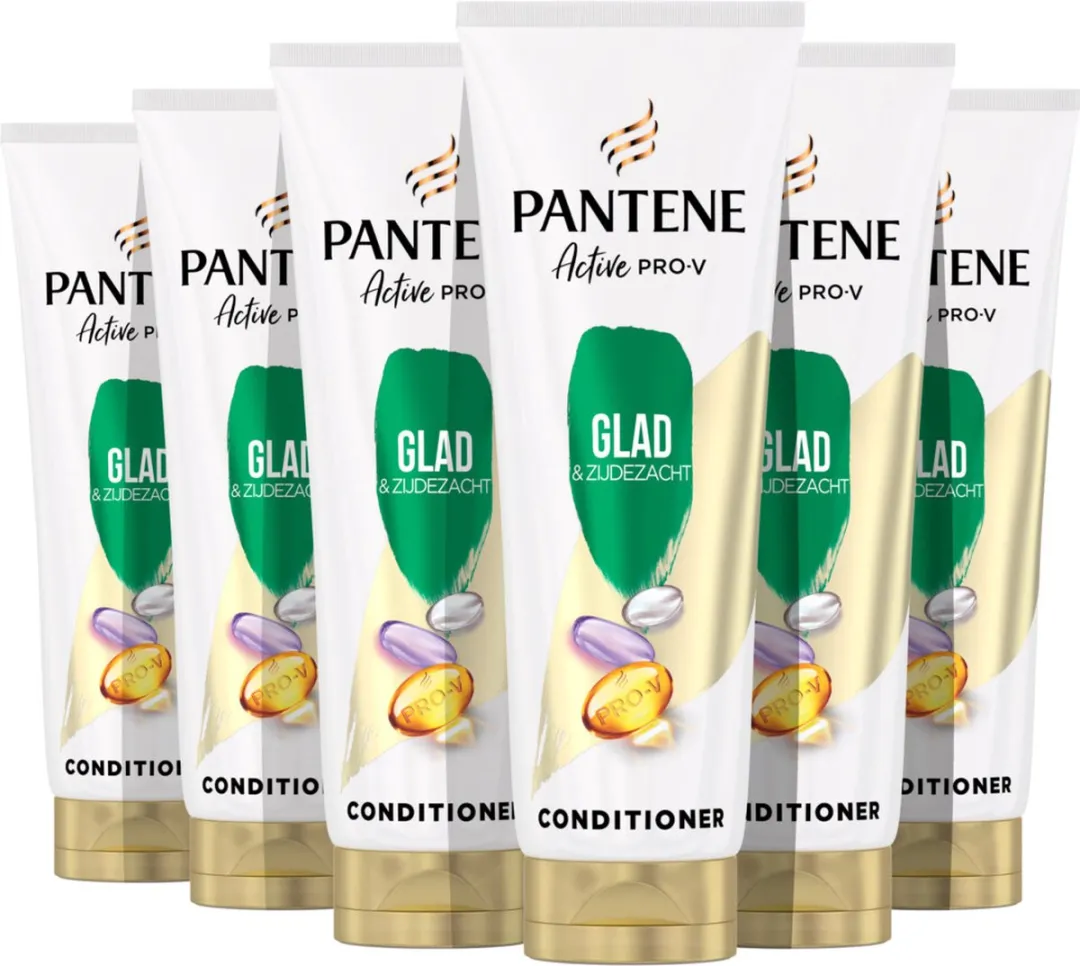 Pantene Conditioner Smooth & Sleek 200ml - 6 Stuks