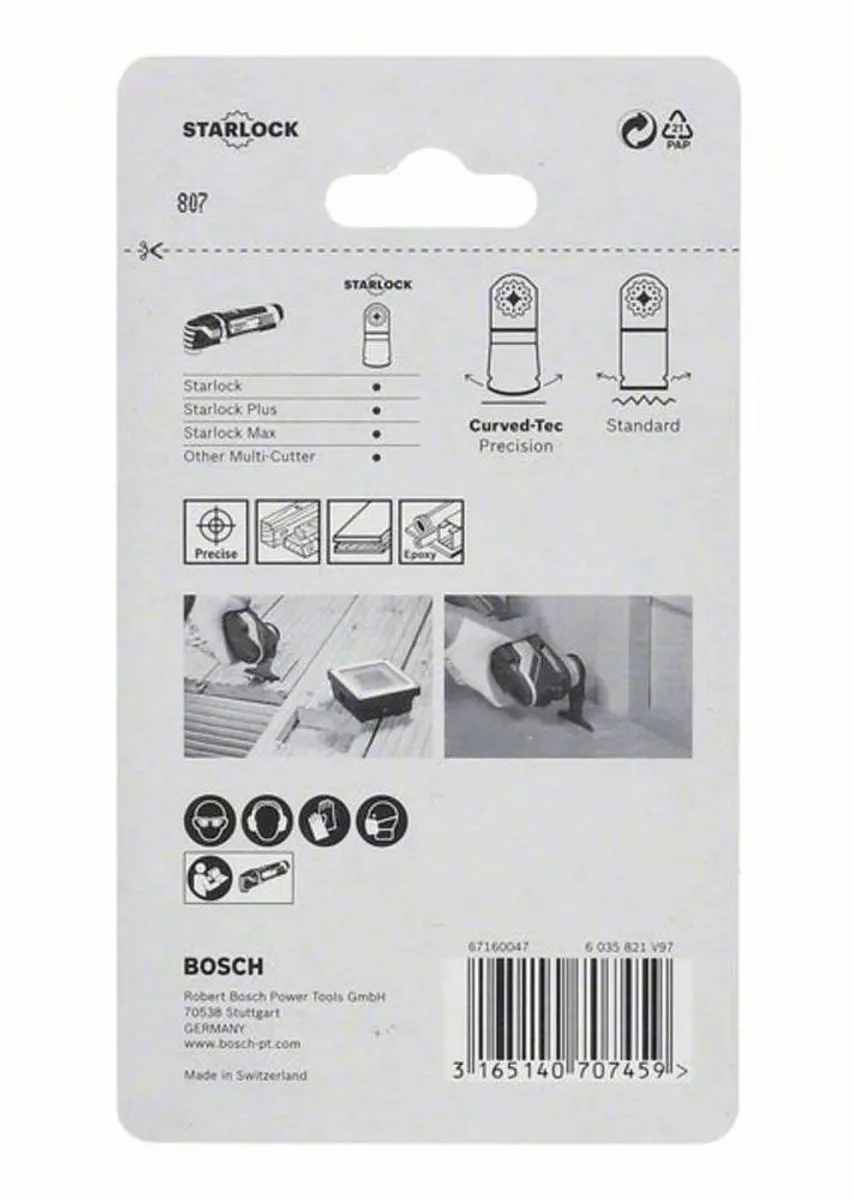 Bosch AIZ 65 BSB Invalzaagblad - Oscillerend - Hardhout