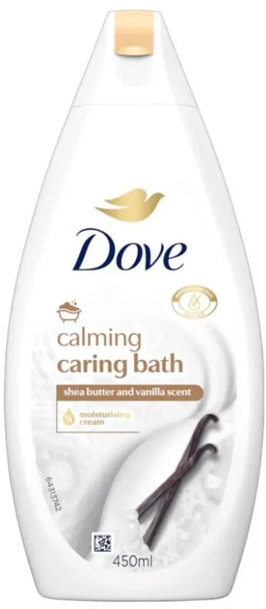 Dove Badcrème Sheaboter & Vanille 450ml - 7 Stuks