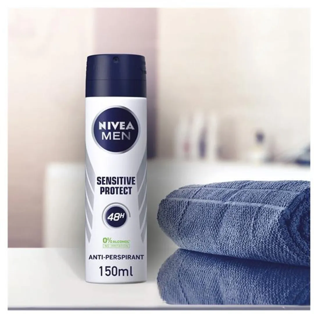 NIVEA Sensitive Protect Deo Spray Men Jumbo 12x150ml
