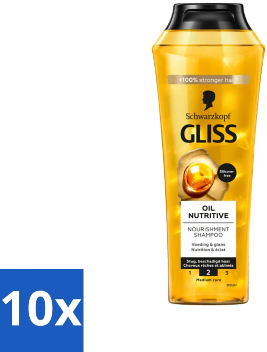 Schwarzkopf Gliss Kur Oil Nutritive Shampoo 250ml