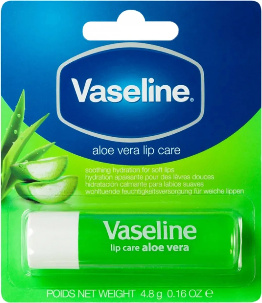 Vaseline Aloë Vera Lippenstift Transparant - 48g