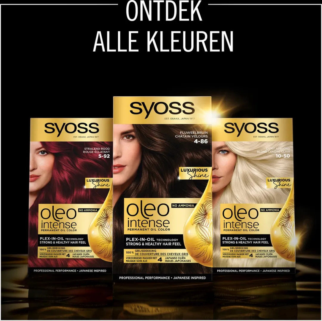 SYOSS Oleo Intense 3-22 Warm Donker Bordeaux Haarverf 115ml