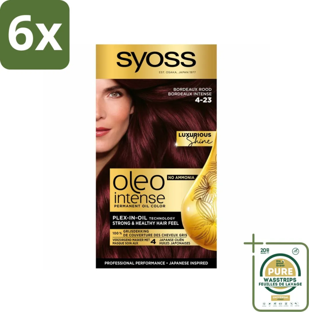 SYOSS Oleo Intense Haarverf 4-23 Bordeaux Rood