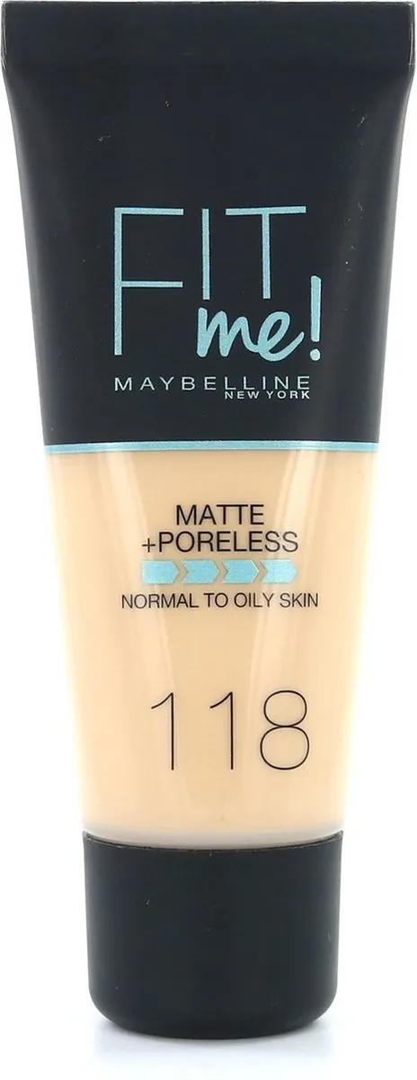 Maybelline Fit Me Matte & Poreless Foundation 118 Nude