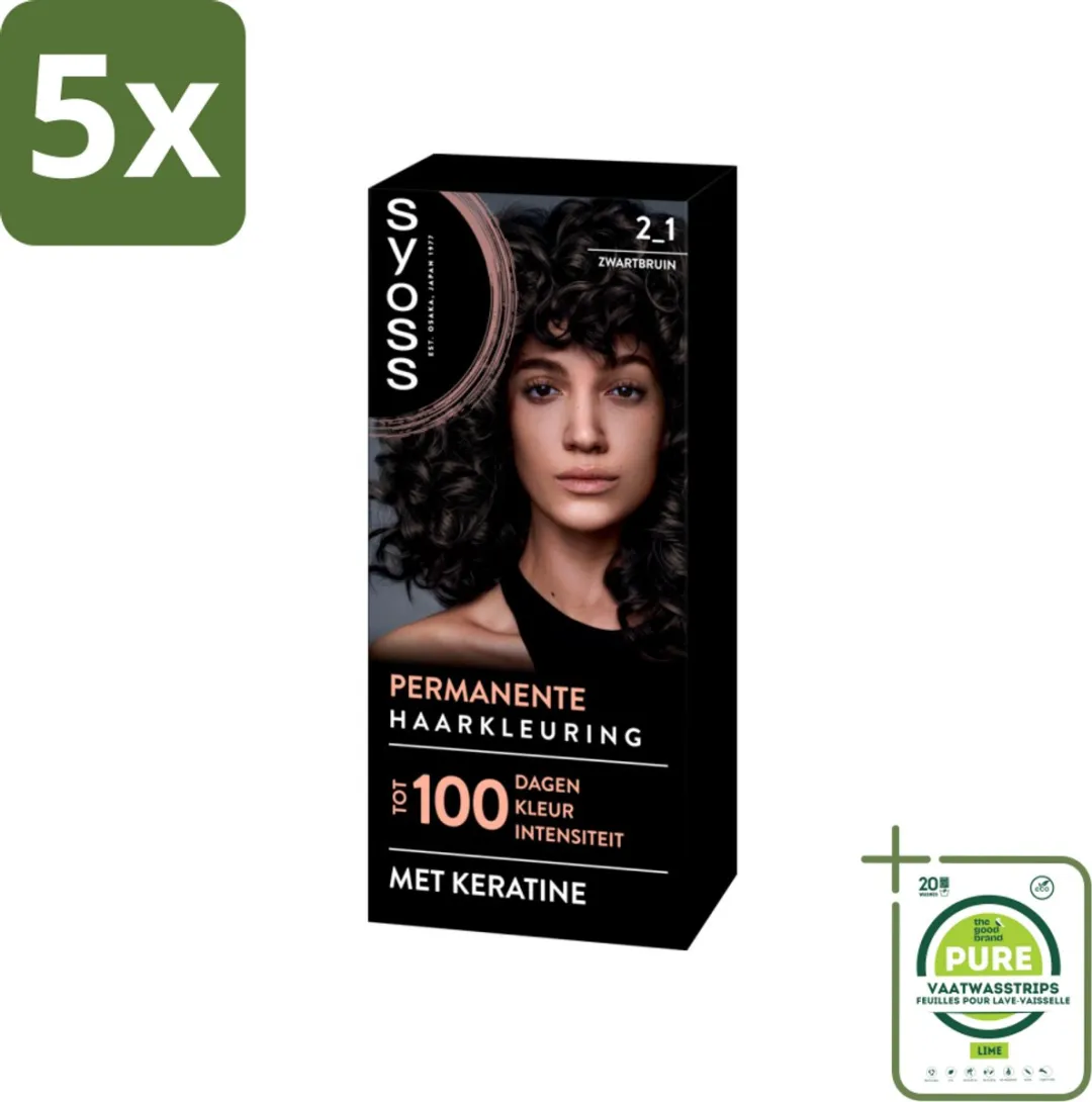 SYOSS Coloration 2-1 Zwartbruin Haarverf 575ml