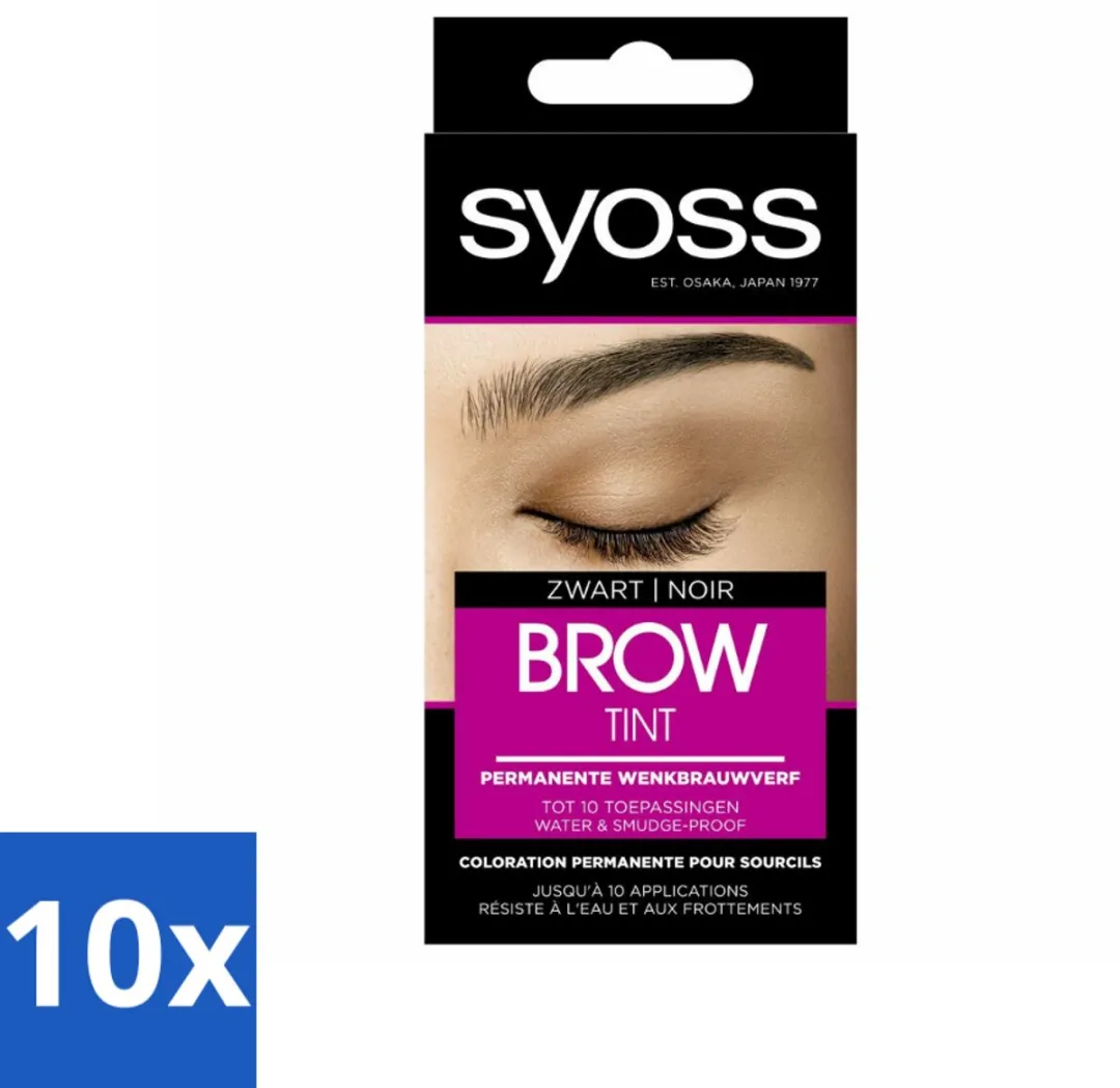 SYOSS Brow Tint Zwart Wenkbrauwverf