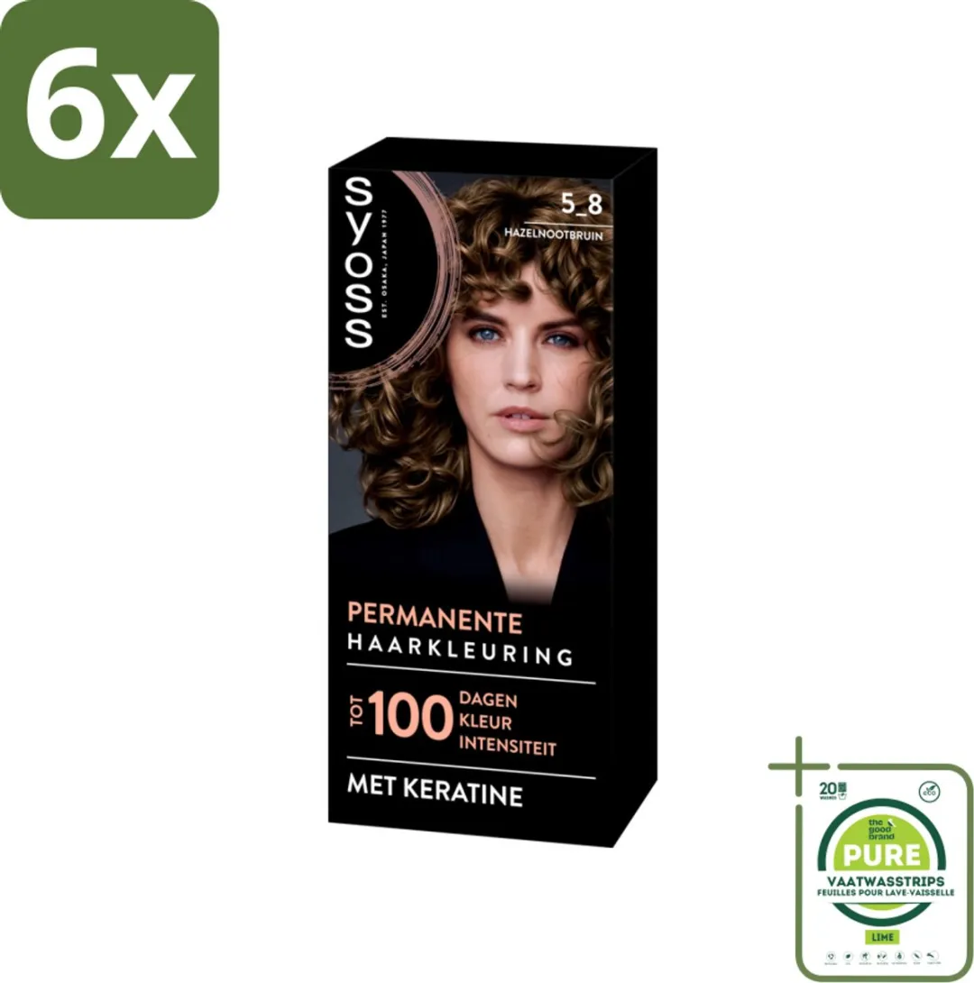 SYOSS Coloration 5-8 Hazelnootbruin Haarverf