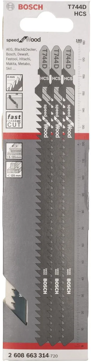 Bosch T 744 D Decoupeerzaagblad Hout