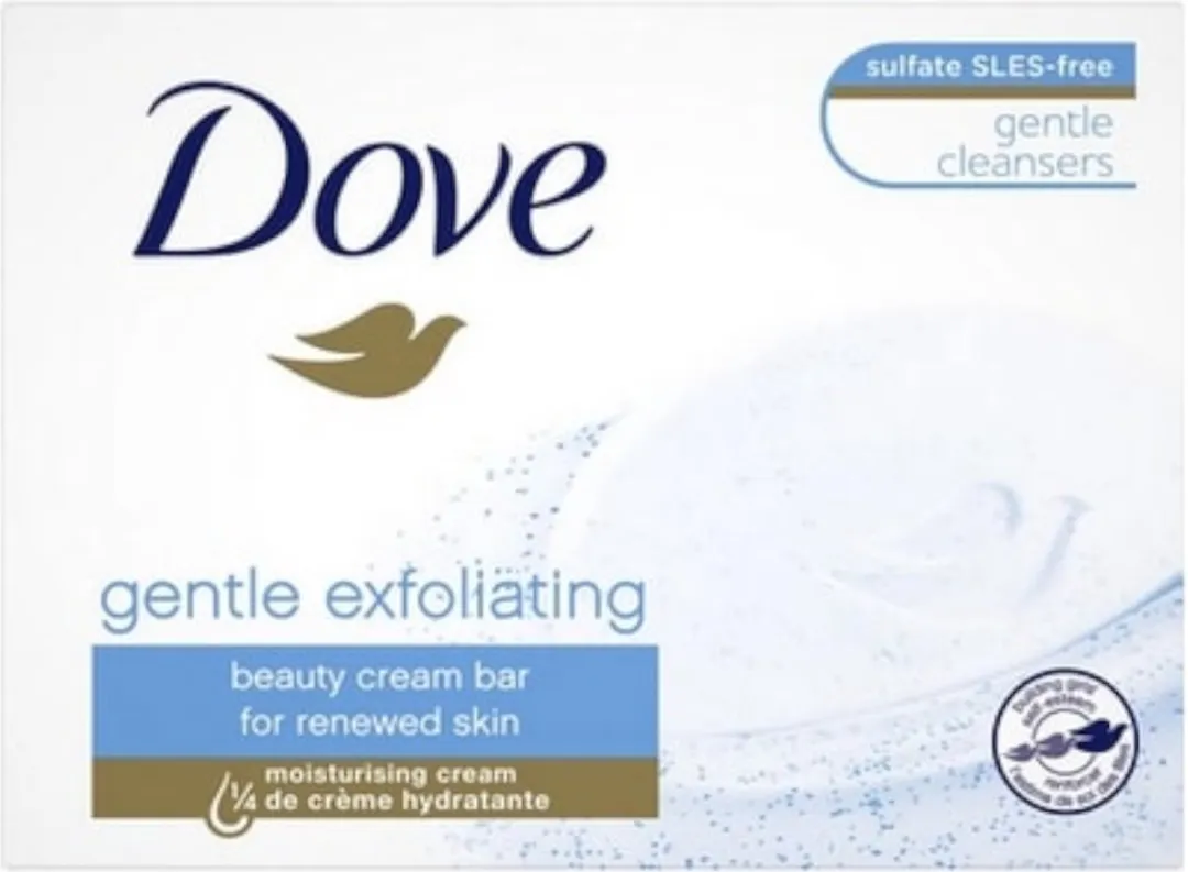 Dove Zeep Cream Bar Exfoliating 100g