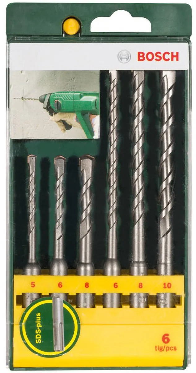 Bosch Hamerboorset SDS-plus 6-delig - 6x110/160mm